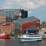 the National Aquarium from the Inner Harbor