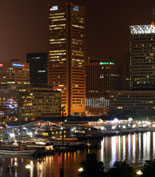 the Baltimore Skyline from the Harbor