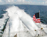 Outside deck