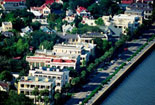 A view of Historic Charleston from above