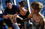 A toast with friends on the Spirit
