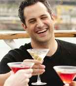 A toast with friends on the Spirit