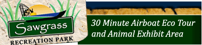 30 Minute Airboat Eco Tour and Animal Exhibit Area