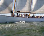 Family and friends aboard the Adirondack II