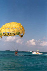 Parasailing in Key West - See it from the air