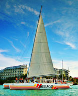 Sail includes free beer, wine and sodas