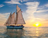 Schooner Appledore Champagne Sunset Sail