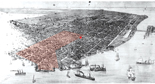Bird's Eye View, Key West 1884