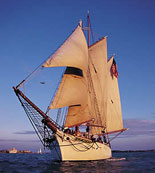 Be a part of history and raise the sails, heave lines or take the helm