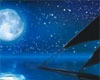 Schooner Western Union Full Moon Sail