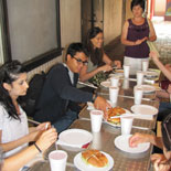 Mexican tortas sandwiches on hidden patio in Old Pasadena
