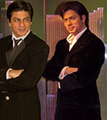 Shah Rukh Khan Side by Side with his Figure