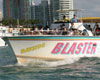 The Bayside Blaster speedboat begins from Bayside Marketplace in downtown Miami, then speeds past the Port of Miami, and then slows down at Fisher Island where the Miami sightseeing cruise begins.