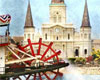 Enjoy a two-hour cruise from the heart of the French Quarter. See New Orleans, one of the world's most active ports, as it can best be seen from the river aboard New Orleans' Steamboat NATCHEZ.