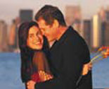 Intimate moment on Spirit Lunch Cruise
