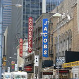 Five Broadway theatres on West 45th Street