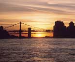 Sunset under the Bridges