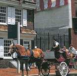 take a romantic carriage tour around Philadelphia