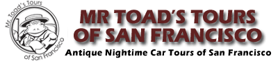 Antique Nightime Car Tours of San Francisco