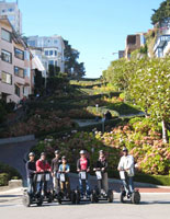 Bottom of the World's most Crooked Street - Lombard Street