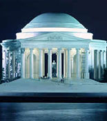 the Jefferson Memorial
