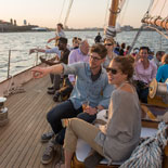 Come aboard and enjoy an unforgettable panoramic nightfall