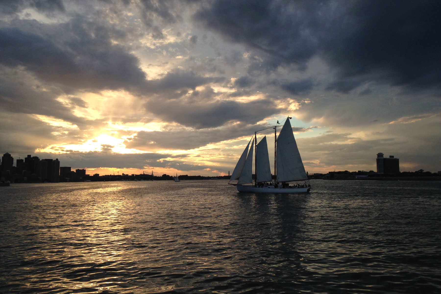 Boston Sunset Sail on Schooner Adirondack III