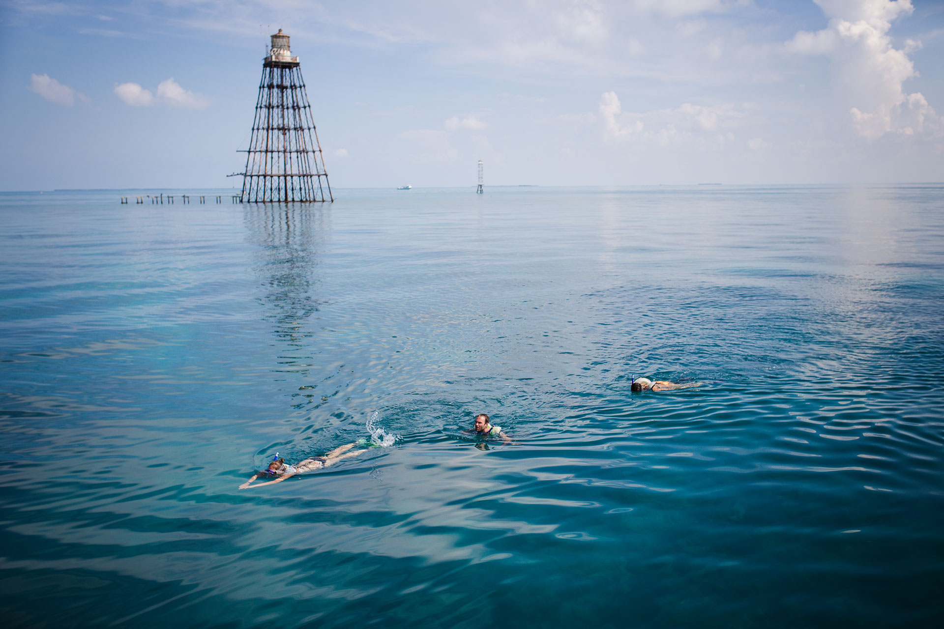 Key West's beautiful clear, tropical waters