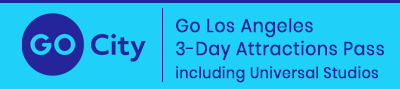 Go Los Angeles  3-Day Attractions Pass including Universal Studios