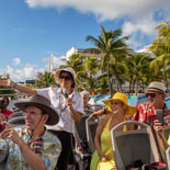 Big Bus Tours Miami shows guests popular spots in Miami