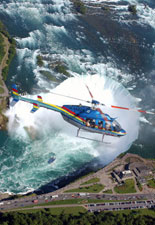 Helicopter Over Niagara Falls