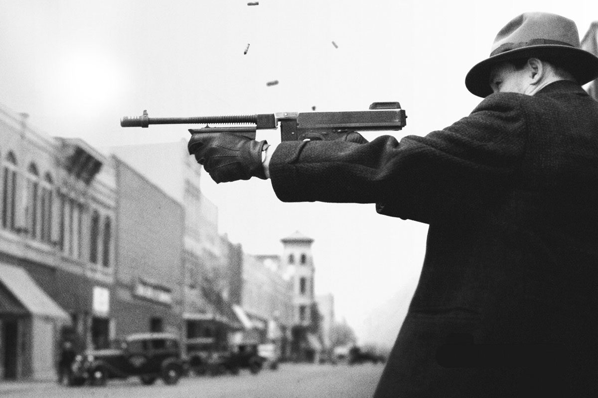 1920s Gangster Shooting
