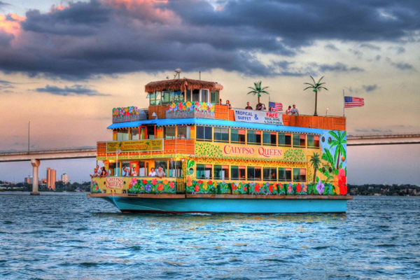 Cruise aboard the Calypso Queen Dinner Cruise